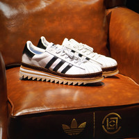 阿迪达斯 （adidas）三叶草男鞋女鞋CLOT×originals Superstar联名增高运动休闲鞋 IH3132 白色 36