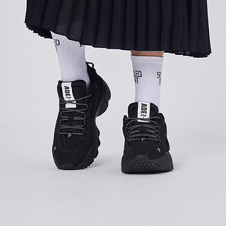 FILA FUSION 斐乐官方 ADE 2020新款老爹鞋女 休闲运动鞋潮女鞋 黑色-BK 36.5