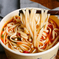 趣小谗 香菜方便面桶面泡面宿舍办公室懒人方便食品 香辣牛肉味128克*6桶