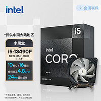 intel 英特尔 台式机处理器 盒装CPU 13490F 盒装搭雅浚EI5F散热器