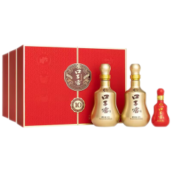 口子窖 10年型50度礼盒550ml*2瓶+20年100ml*1瓶