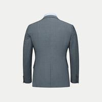 海澜之家 HLA西服套装男三件套商务格纹典雅气质套西男 中灰格纹A8（西服+马甲+西裤） S 170/88A 114~124斤