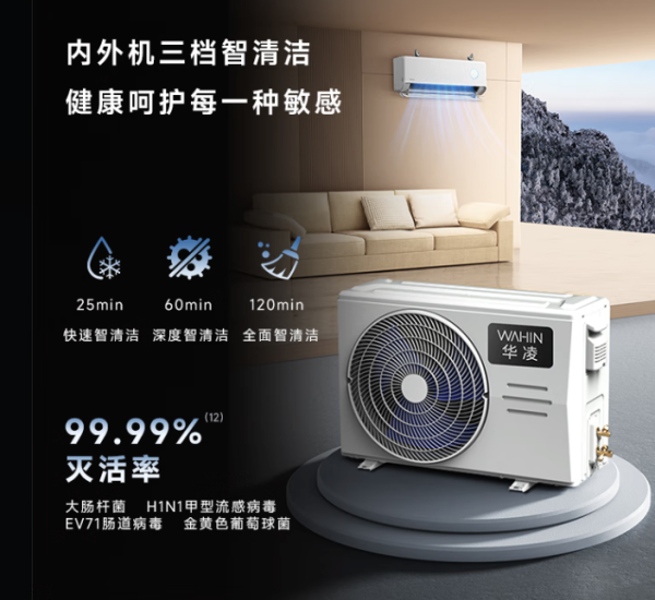 华凌 神机二代Pro 大1.5匹空调,空调卷王炸场!这参数太欺负友商了