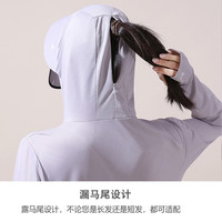 梦多福 MODOFO电动小车防晒衣长款女夏季过膝全身冰丝透气薄款宽松长袖外套遮阳 浅灰色带镜片    适合80-130斤 均码 （防晒衣连帽总衣长150cm）