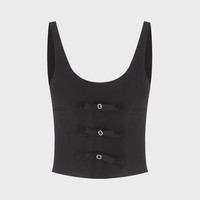 ZARA【时尚淑女】女式舒适纯色水钻装饰温柔休闲吊带背心