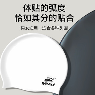 鲸鱼泳帽女款防水不勒头2025长发加大男士儿童硅胶游泳帽