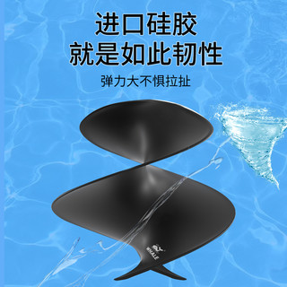 鲸鱼泳帽女款防水不勒头2025长发加大男士儿童硅胶游泳帽