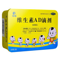 星鲨 维生素AD滴剂60粒 4盒装