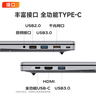  Lenovo/联想 高性能 笔记本电脑+IPS高清屏  集成显卡 深空灰色 1920*1200 i5-13420H 60Hz 16GB
