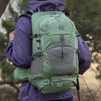 杉木山装 户外登山包女背包男轻便运动双肩33升女徒步旅行悬浮背负