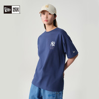 New Era纽亦华2025早春MLB短袖T恤休闲透气圆领NY印花潮 XL 14529286卡其色/洛杉矶道奇队