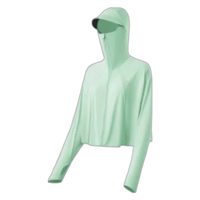 Beneunder 蕉下 女士全防护遮阳披肩防晒衣 AL820 云岫绿 S