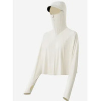 Beneunder 蕉下 女士全防护遮阳披肩防晒衣 AL820 椰米白 L