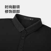 HLA/海澜之家山不在高吸湿速干短袖POLO25春夏大码刺绣T恤男 170/88A 米杏39