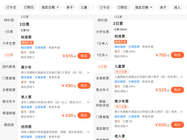 再降价：这次真的是顶配了，只要往常的一半价格！珠海长隆企鹅酒店 极地大/双床房2晚连住套餐（含300元餐饮券+三人双园门票+三人长隆秀门票）