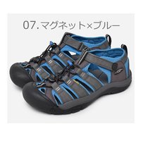 KEEN儿童运动凉鞋防滑包头魔术贴溯溪鞋KEN0-1018804 07.磁铁×蓝色