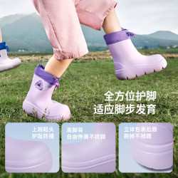 柠檬宝宝 儿童雨鞋男童女孩小防滑水鞋长筒宝宝雨靴