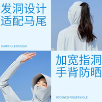 蕉下森林宽松斗篷防晒衣女防紫外线透气轻薄皮肤衣UPF50+时尚百搭披肩开衫 冰露粉 M （80-100斤）