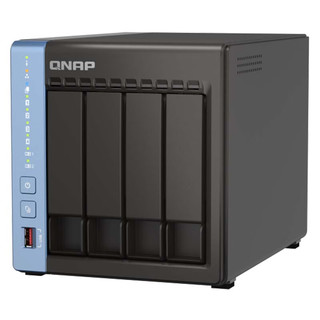 威联通（QNAP）TS-464C 宇宙魔方 四核心处理器8G内存16T网络存储服务器内置双M.2插槽NAS私有云手机扩容