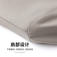 SHANSHAN杉杉行政夹克男春季新款抗皱无缝压胶翻领外套男士干部商务休闲衣