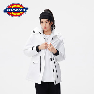 dickies夹克 女士 休闲百搭连帽保暖厚外套10809 白色 M