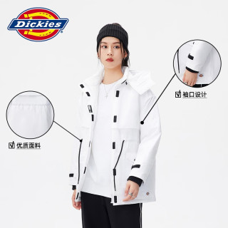 Dickies 夹克 女士 休闲百搭连帽保暖厚外套10809 白色 M