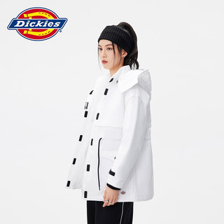 dickies夹克 女士 休闲百搭连帽保暖厚外套10809 白色 M