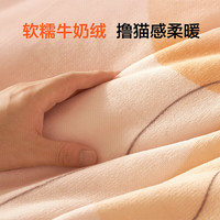 百丽丝家纺床笠a类牛奶绒抗静电轻松机洗裸睡宿舍家用床笠单件 A类牛奶绒床笠(阳光色) 120cm×195cm