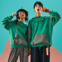 美特斯邦威卫衣男潮流\时尚秋季装 绿色组 S 165 88A