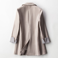 西装外套女2025小个子宽松大码春秋职业正装短款休闲西服套装 黑色西装（2006）+长袖衬衫（C8825） XL