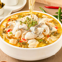 天海藏 金汤酸菜鱼餐可选黑鱼片半成品家常菜酸爽下饭430gx4包