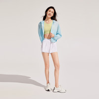 波司登（BOSIDENG）奥莱夏季防晒衣女连帽冰丝透气防紫外线显瘦UPF50+外套 泼墨天蓝9189 L 170/92A