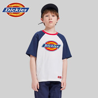 DICKIESDickies童装男童短袖t恤夏季小童休闲纯棉半袖儿童夏装学院风上衣 【推荐体重37-45斤】