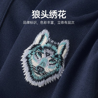 七匹狼短袖T恤男夏季男士POLO保罗衫商务休闲短t翻领体恤打底衫男装上衣 101(藏青)-6850款 175/92A(XL)