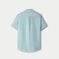 HLA海澜之家衬衫夏25新轻商务衫及系列大码正装衬衫男HNCBW2J002A 浅绿06 43 180/104A 173~184斤