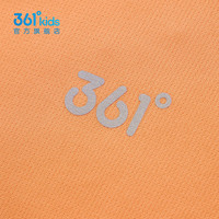 361°童装男女童短袖针织衫2025年夏季通码上衣 甜瓜橙 110