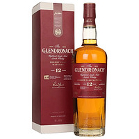 今日必买：The GlenDronach 格兰多纳 12年 苏格兰高地区 单一麦芽威士忌 700ml 43度 方礼盒 进口洋酒