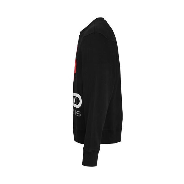 今日必买：KENZO 高田贤三（KENZO）奢侈品男装秋冬新款男士小红花字母logo卫衣礼11568 黑色