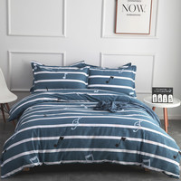 加厚100%纯棉被套单件全棉斜纹双人单人宿舍1.8米200X230被罩 200X230cm 亲肤柔软 梦的旋律