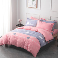 加厚100%纯棉被套单件全棉斜纹双人单人宿舍1.8米200X230被罩 收藏加购质保一年 心心相印