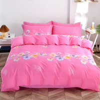 加厚100%纯棉被套单件全棉斜纹双人单人宿舍1.8米200X230被罩 100%全棉 亲肤 花香粉