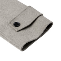 GXG奥莱  多色分割设计简约长款毛呢大衣外套男士 冬季 豆绿色 190/XXXL