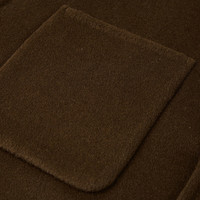 GXG奥莱 咖色翻领短款大衣 冬季GEX10629464 咖色 2XL 185