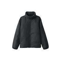 今日必买：MUJI 無印良品 女式 便携式 立领羽绒夹克羽绒服2023外套冬季BDC32C2A 黑色