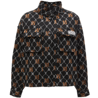 VEROMODA夹克外套春季复古运动风字母老花口袋立领上衣3241J9007