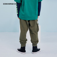 Converse匡威儿童装男童运动裤秋季新款大童潮牌卫裤纯棉防蚊裤女童长裤 110 /50 【建议身高98-104cm】