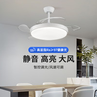 箭牌风扇灯餐厅卧室新型隐形吊扇灯家用客厅电扇吊灯一体灯具