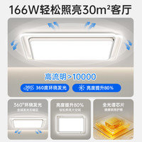 箭牌客厅灯简约现代大气2024吸顶灯广东中山灯具全屋套餐组合