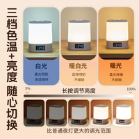 遥控小夜灯卧室睡眠灯高级感台灯2024充电床头灯婴儿喂奶护眼