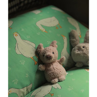 My little girl MLG丨好绿鸭 春绿小呆鹅套件柔软纯棉卡通风可爱动物三四件套床品